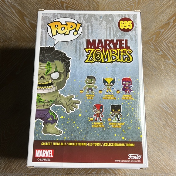 Funko Pop! Marvel Zombies #695 Zombies Hulk 10 inch Walmart Exclusive - Picture 4 of 5